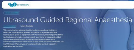 123sonography Ultrasound Guided Regional Anaesthesia 2025