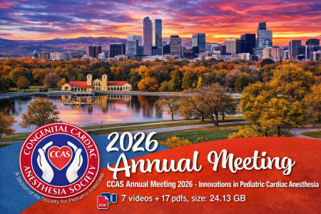 Congenital Cardiac Anesthesia Society Annual Meeting 2026