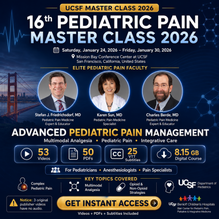 UCSF 16th Pediatric Pain Master Class 2026