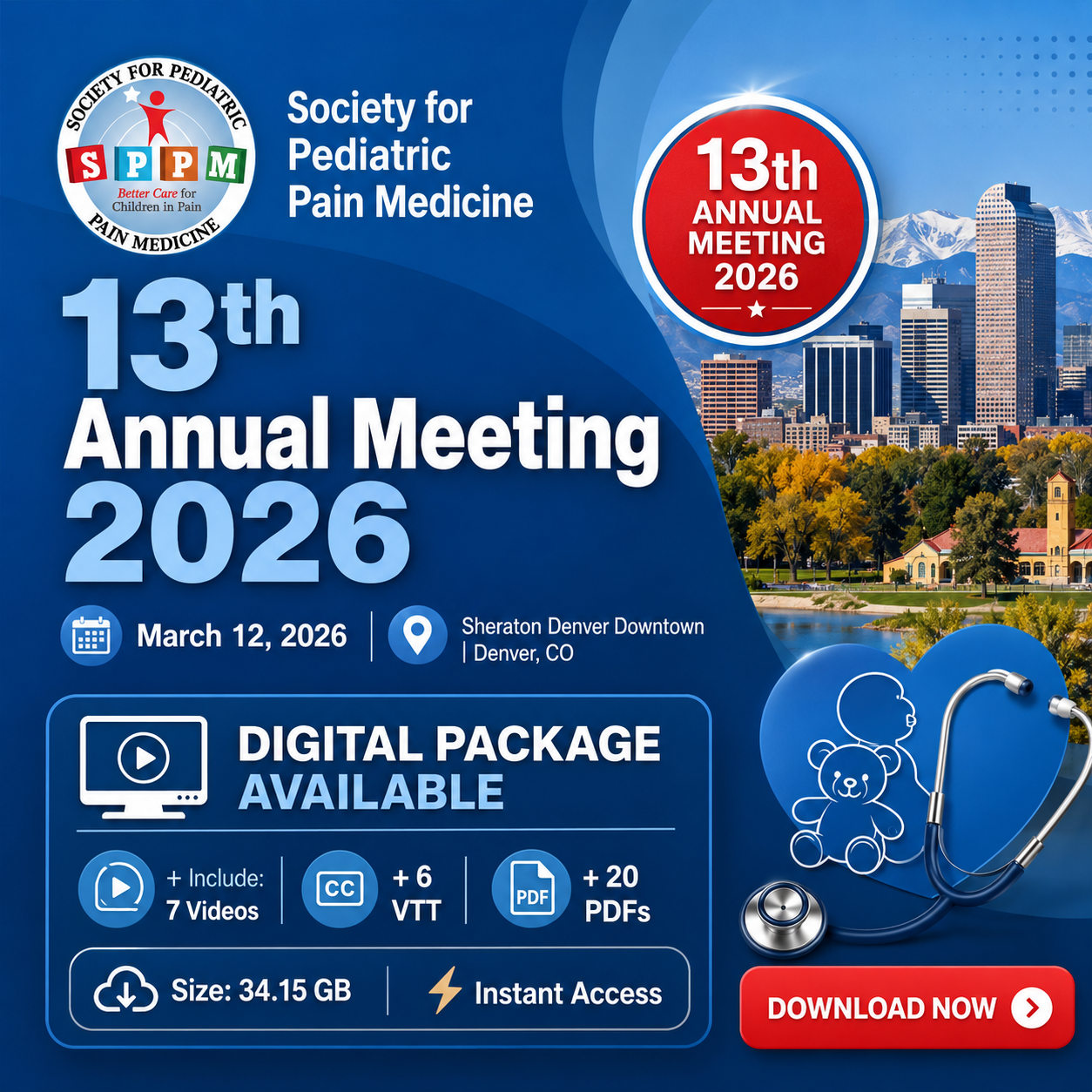 Society for Pediatric Pain Medicine 13th Annual Meeting 2026